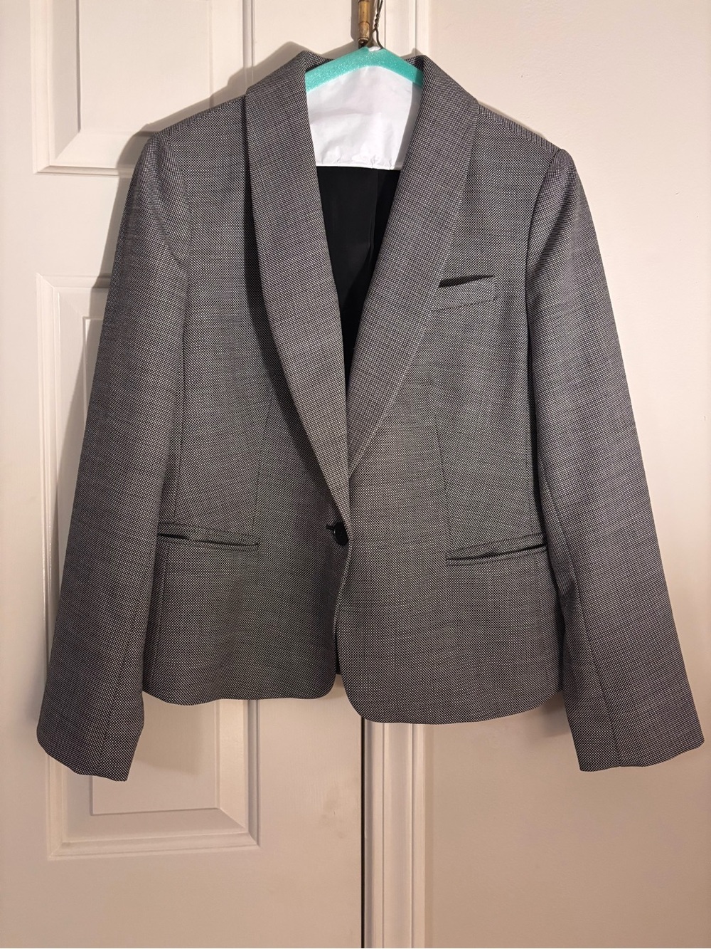 Talbots Gray Notch-Lapel Women's Blazer